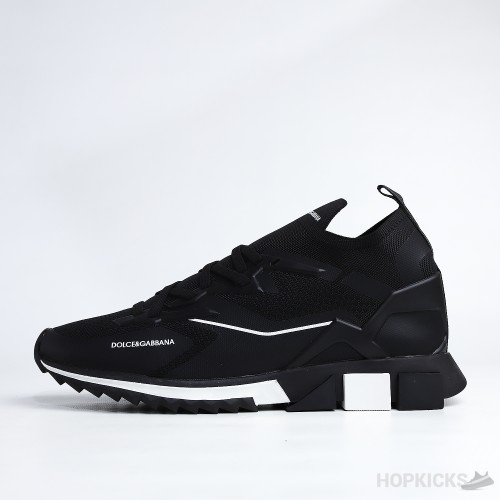 D&G Sorrento Black Sneakers (Dot Perfect)